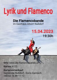 Die Flamencobande im Gasthof Altwirt Nußdorf am Haunsberg